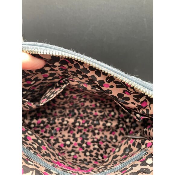 Vera Bradley Set Crossbody Bag and Wallet Gray RFID Adjust Strap - Picture 13 of 16